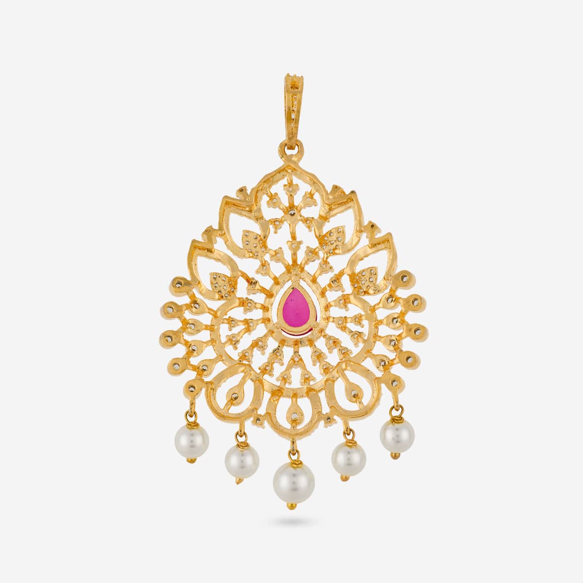 Zircon Pendant Set Zircon Pendant Earring 197139