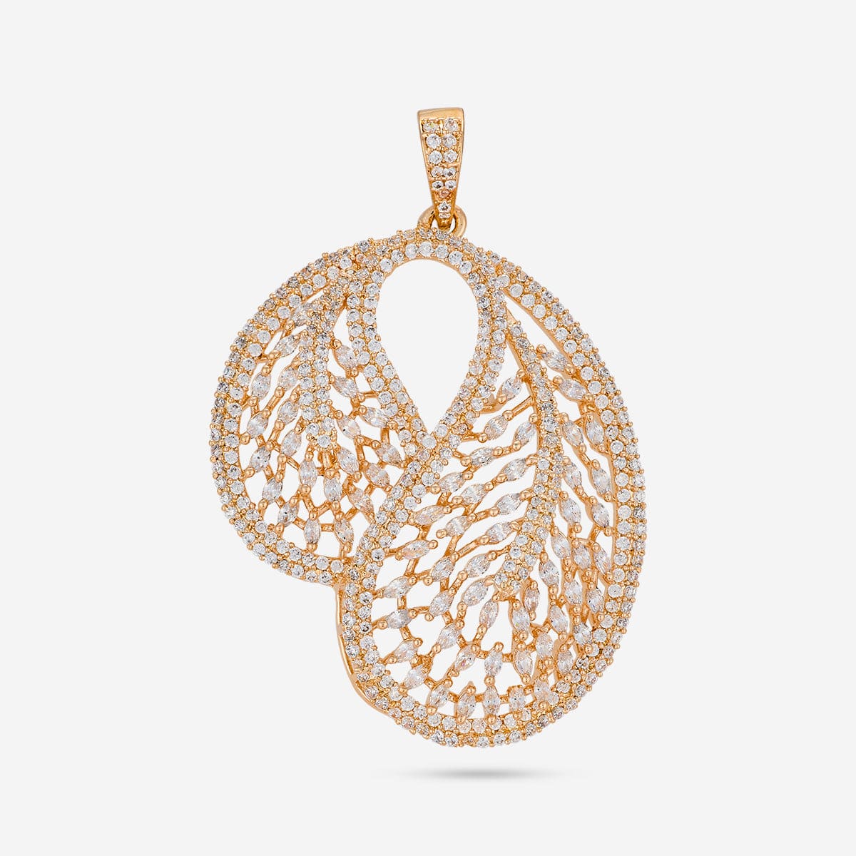 Zircon Pendant Set Zircon Pendant Earring 197161