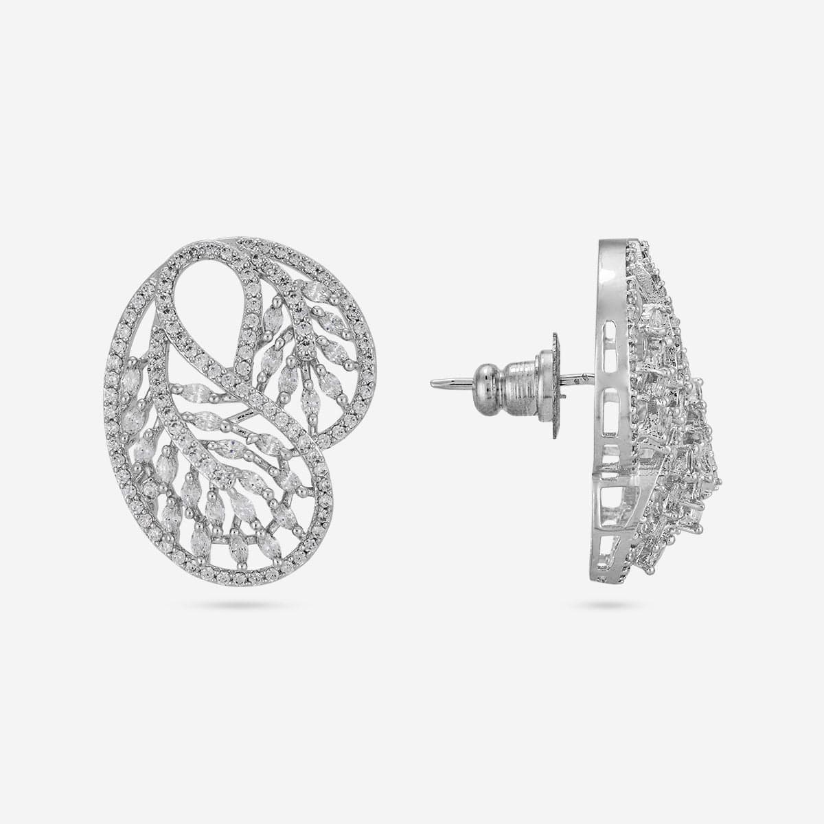 Zircon Pendant Set Zircon Pendant Earring 197161