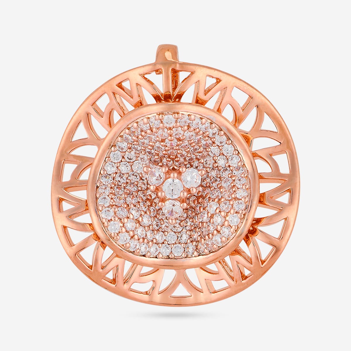 Zircon Pendant Set Zircon Pendant Earring 197206