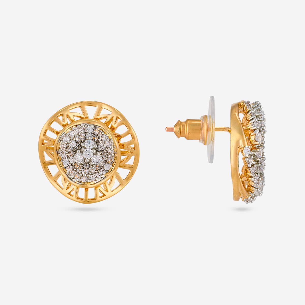 Zircon Pendant Set Zircon Pendant Earring 197206