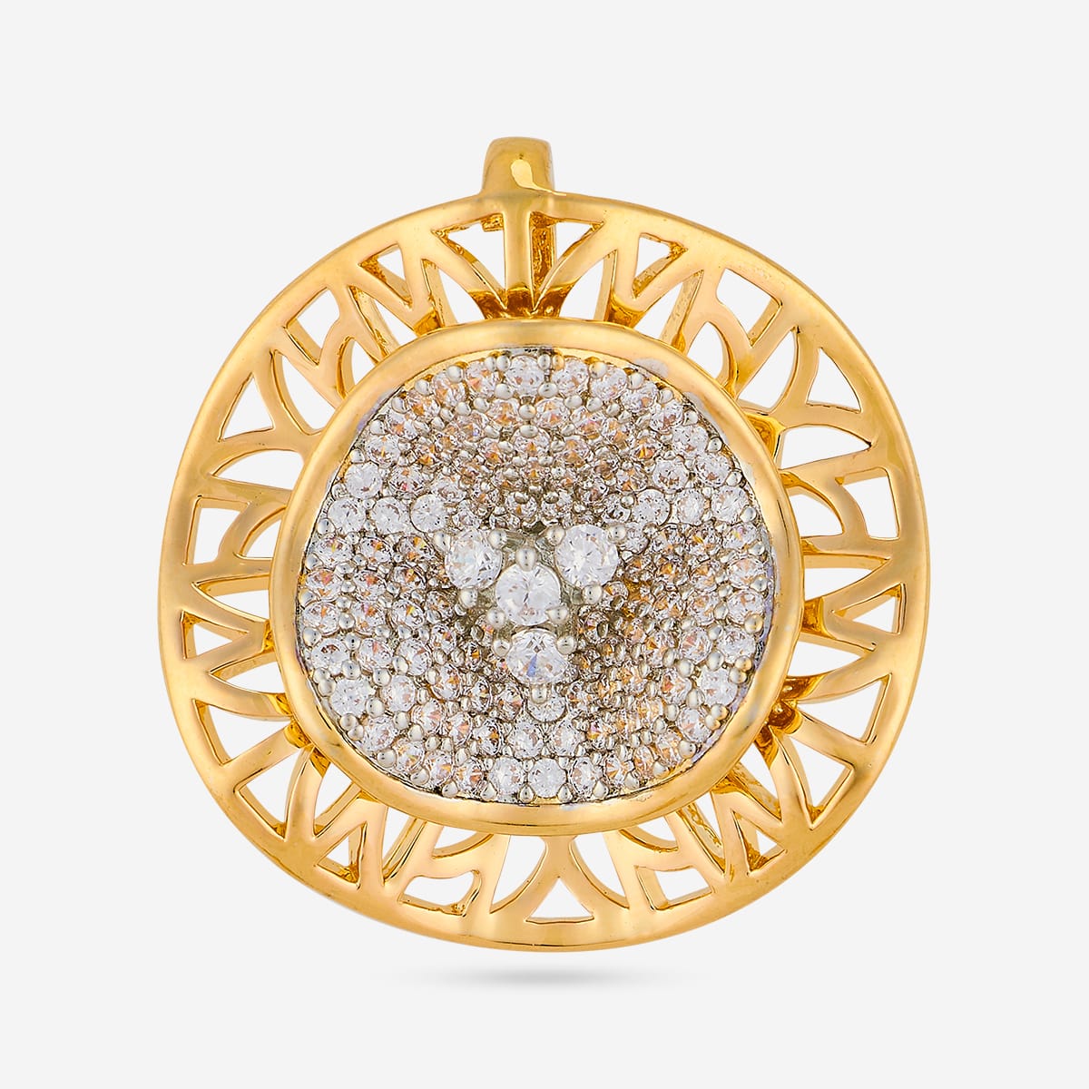 Zircon Pendant Set Zircon Pendant Earring 197206