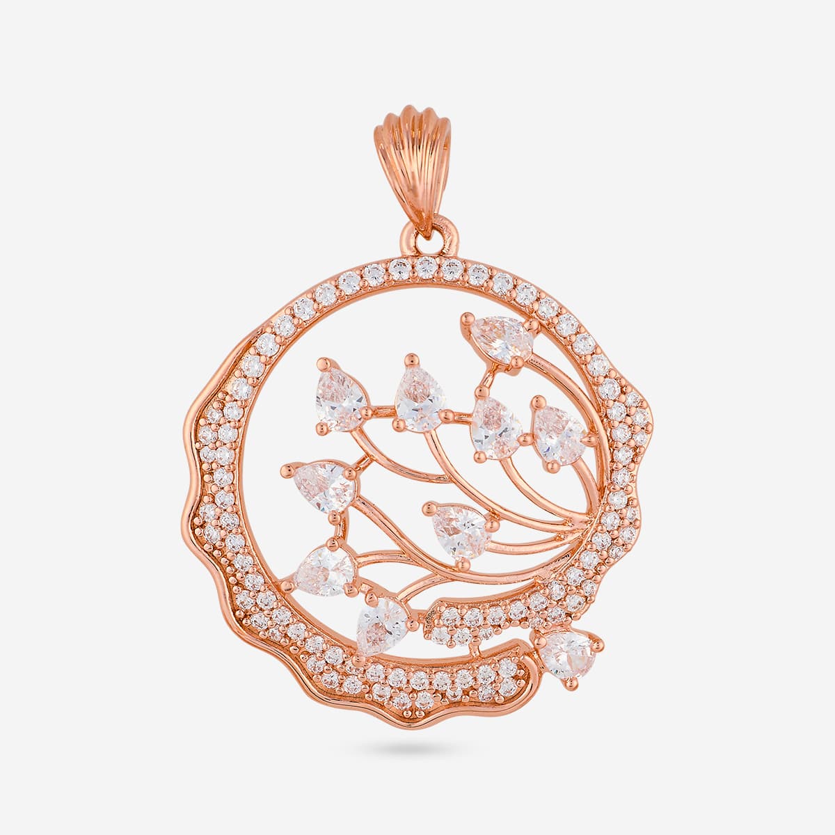 Zircon Pendant Set Zircon Pendant Earring 197207
