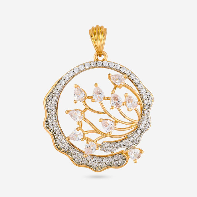 Zircon Pendant Set Zircon Pendant Earring 197207