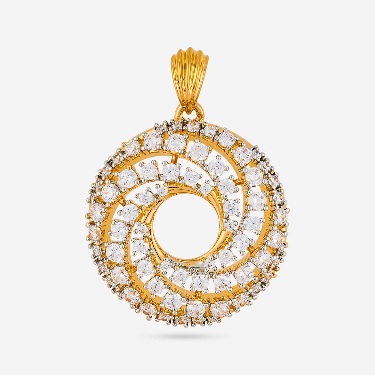 Zircon Pendant Set Zircon Pendant Earring 197208