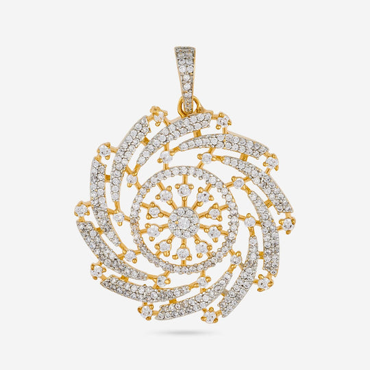 Zircon Pendant Set Zircon Pendant Earring 197292