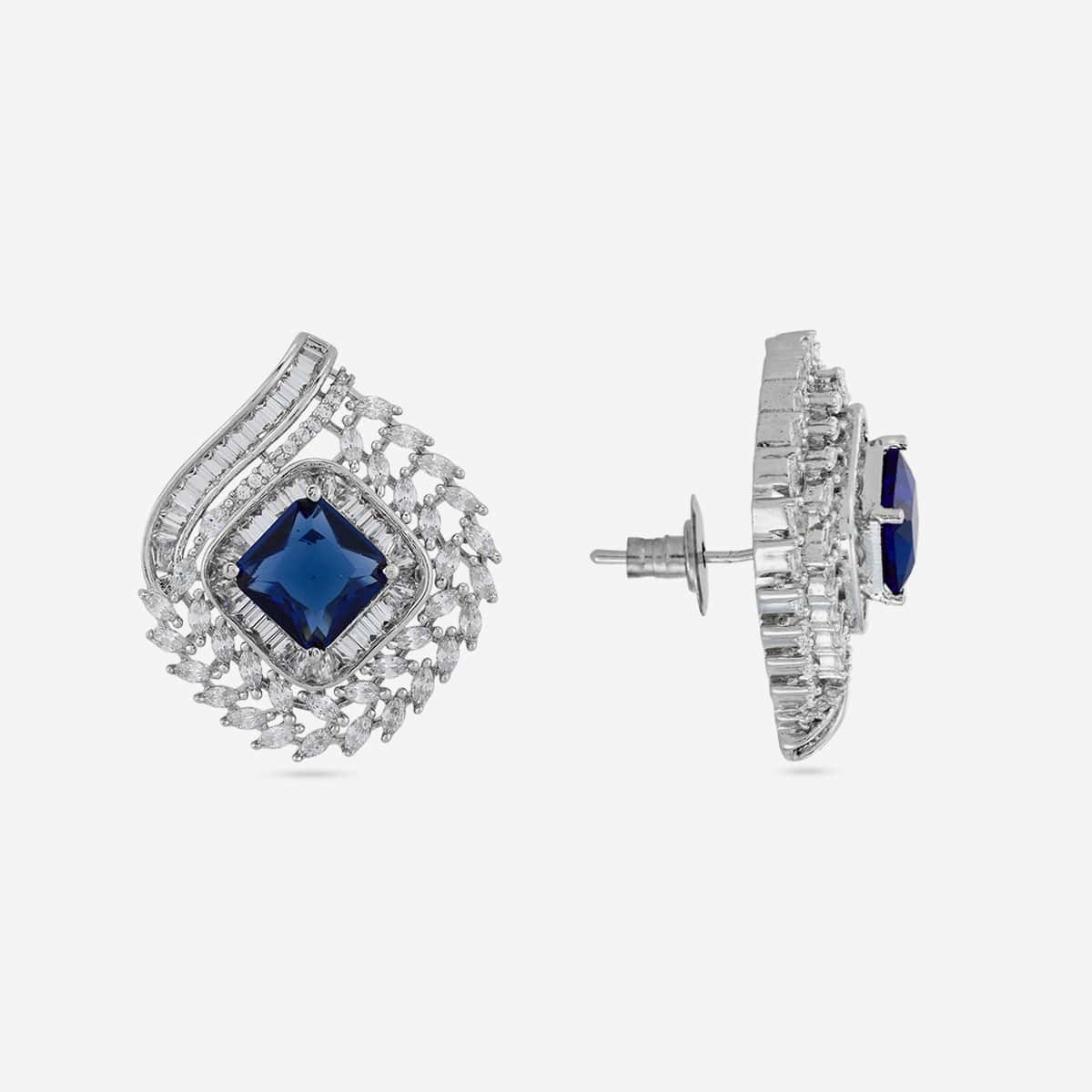 Zircon Pendant Set Zircon Pendant Earring 197804