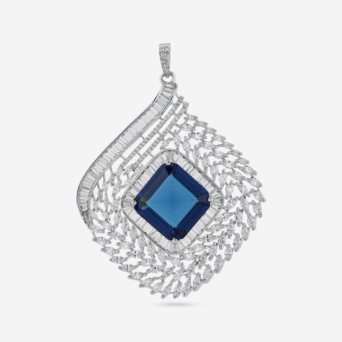 Zircon Pendant Set Zircon Pendant Earring 197804