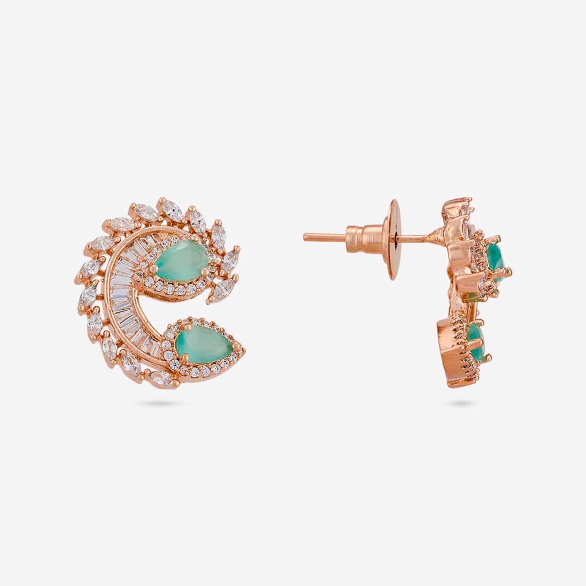 Zircon Pendant Set Zircon Pendant Earring 197805