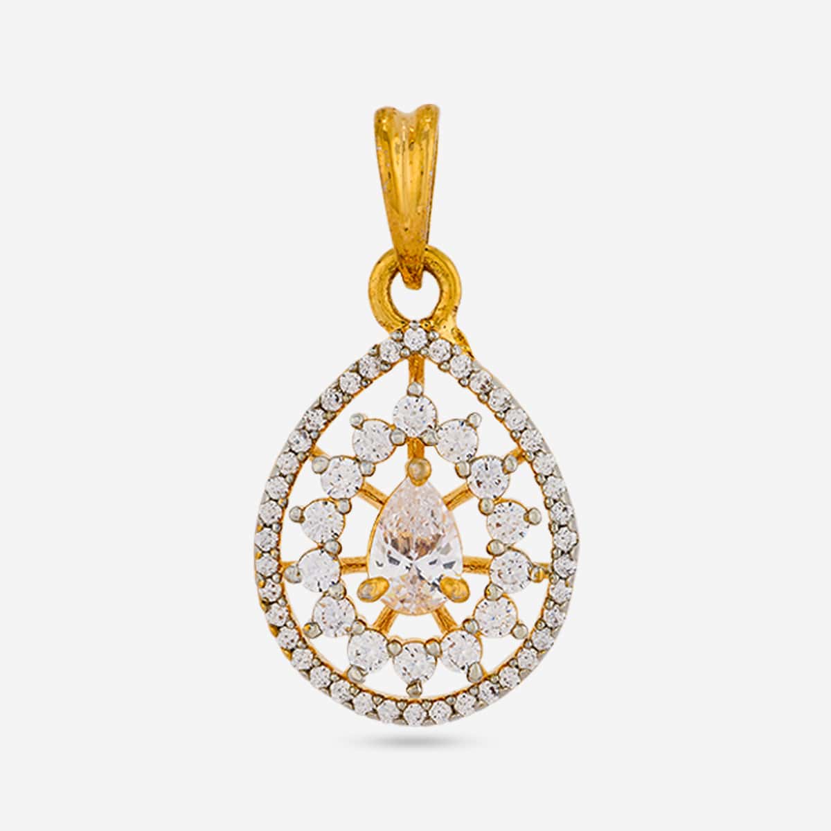Zircon Pendant Set Zircon Pendant Earring 198837