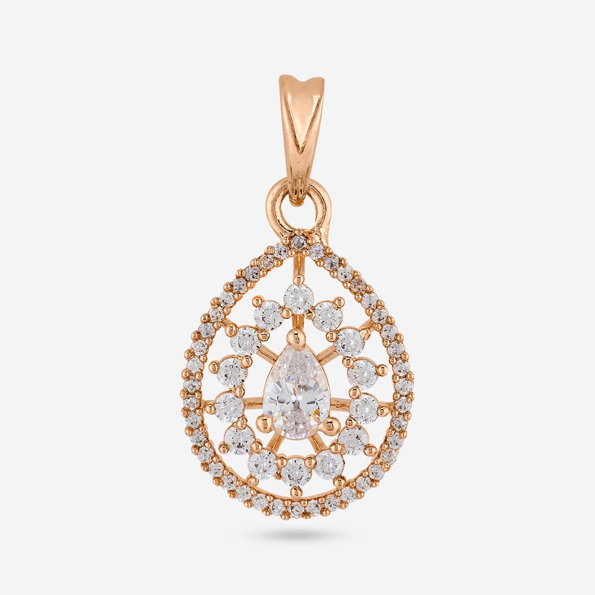 Zircon Pendant Set Zircon Pendant Earring 198837