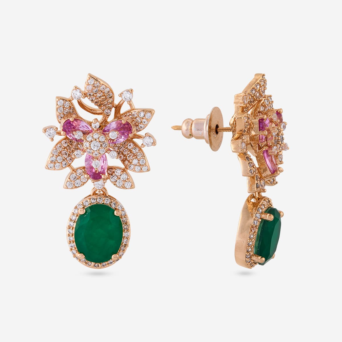 Zircon Pendant Set Zircon Pendant Earring 198952