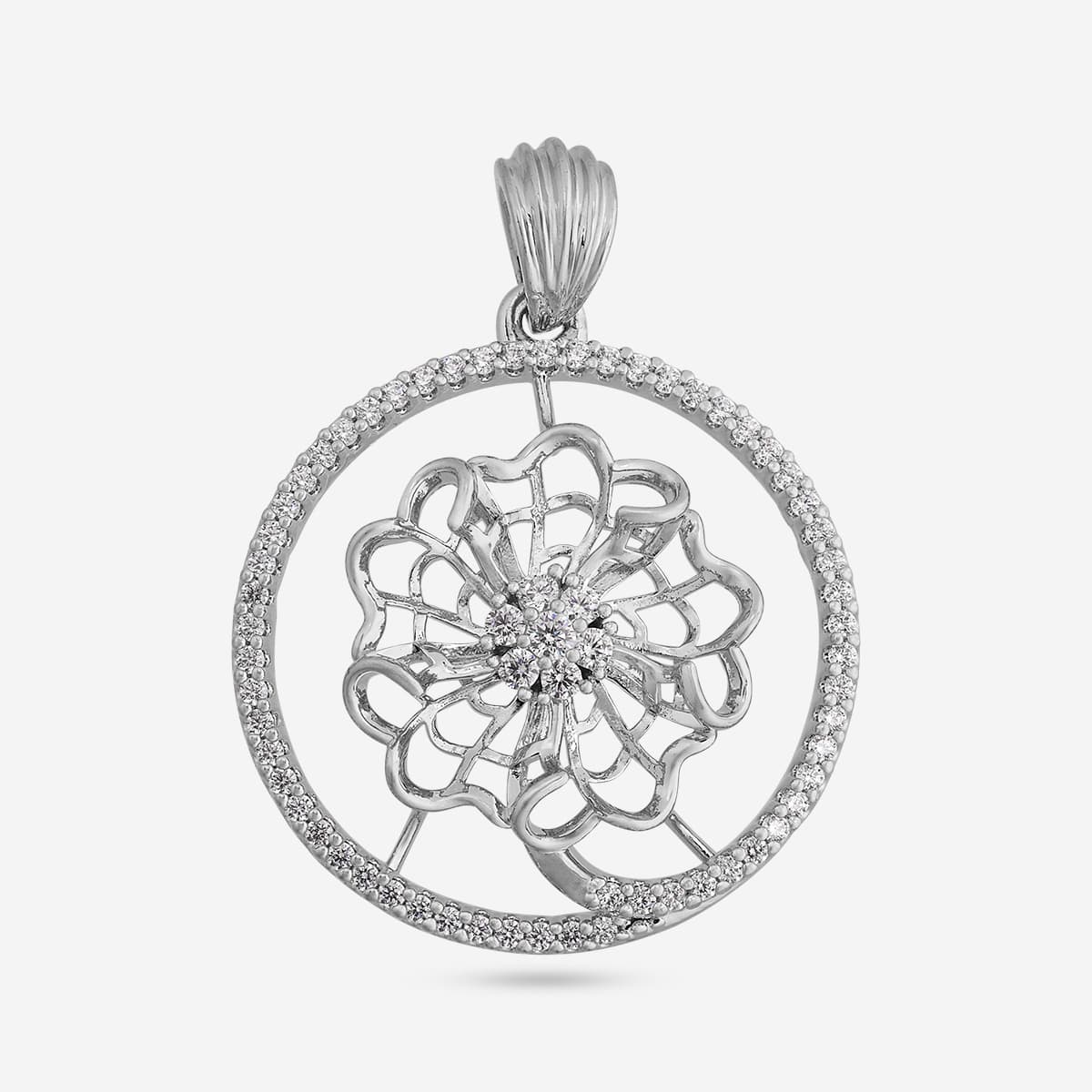 Zircon Pendant Set Zircon Pendant Earring 199570