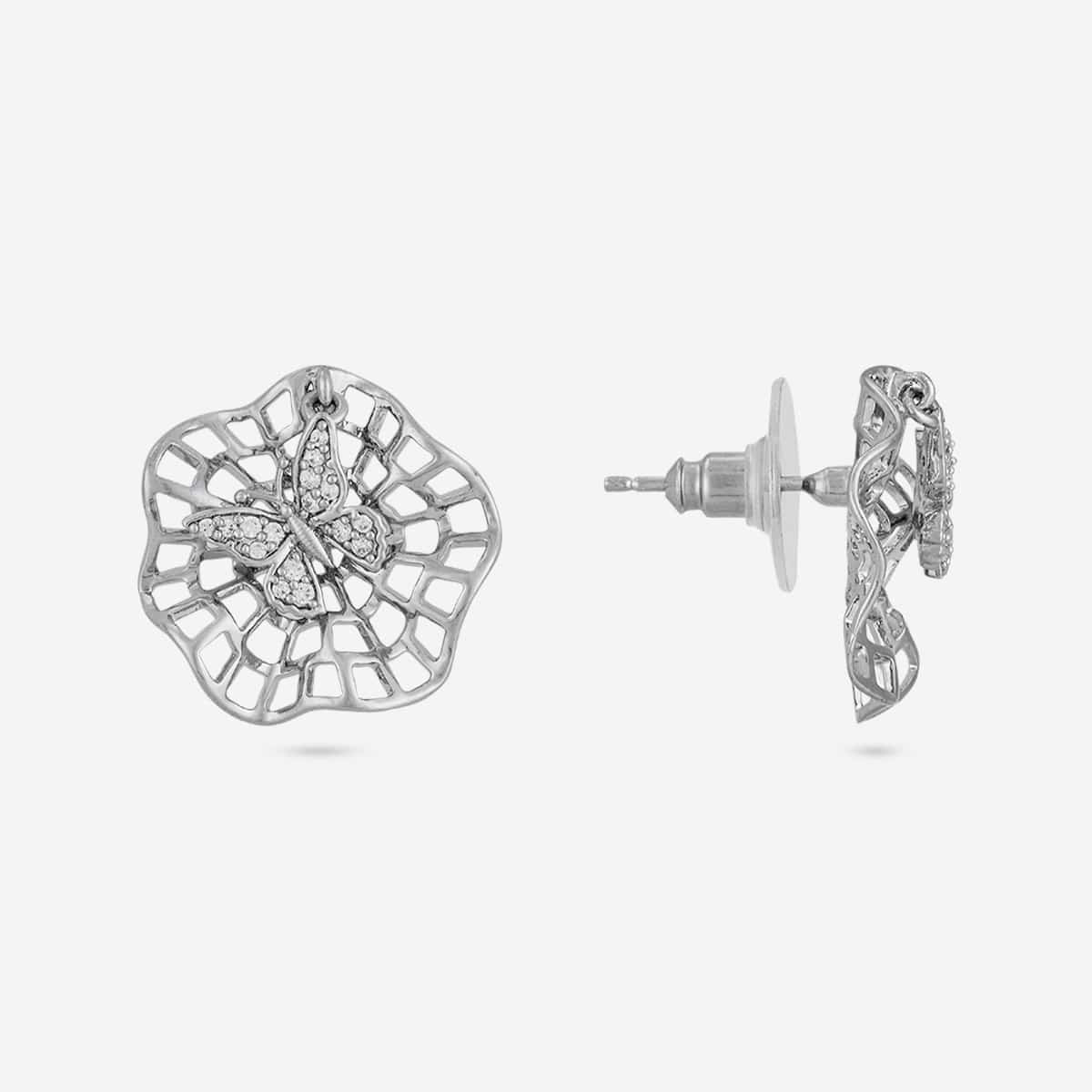 Zircon Pendant Set Zircon Pendant Earring 199572