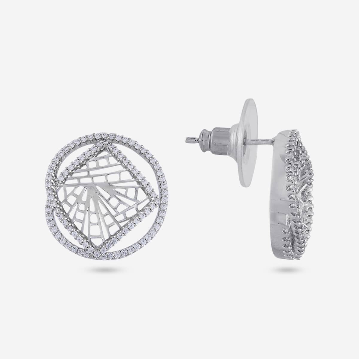 Zircon Pendant Set Zircon Pendant Earring 199573