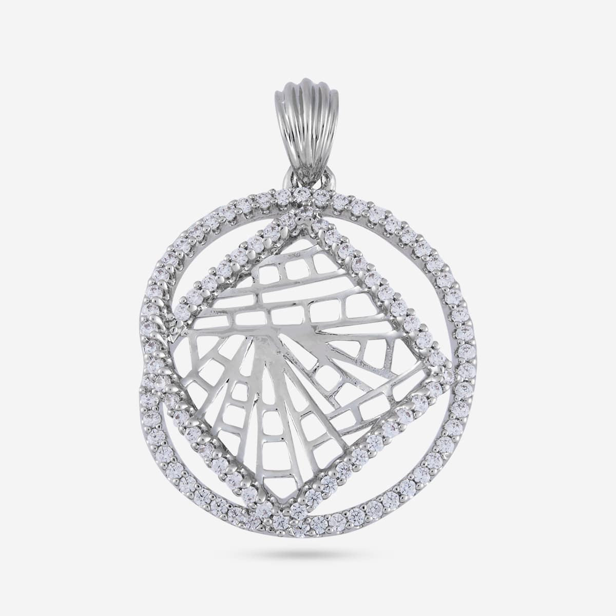 Zircon Pendant Set Zircon Pendant Earring 199573