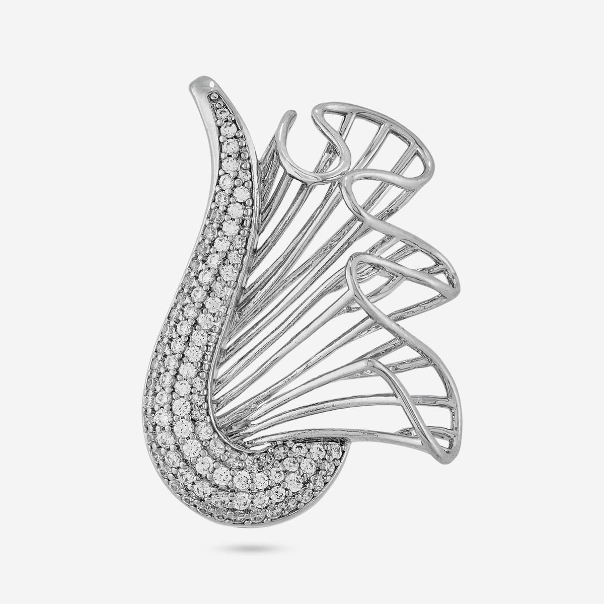 Zircon Pendant Set Zircon Pendant Earring 199574