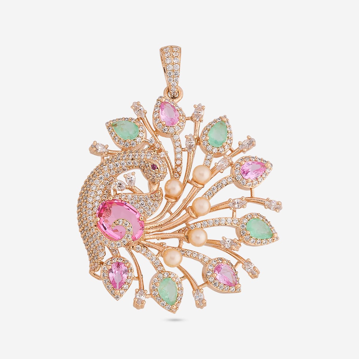 Zircon Pendant Set Zircon Pendant Earring 200263