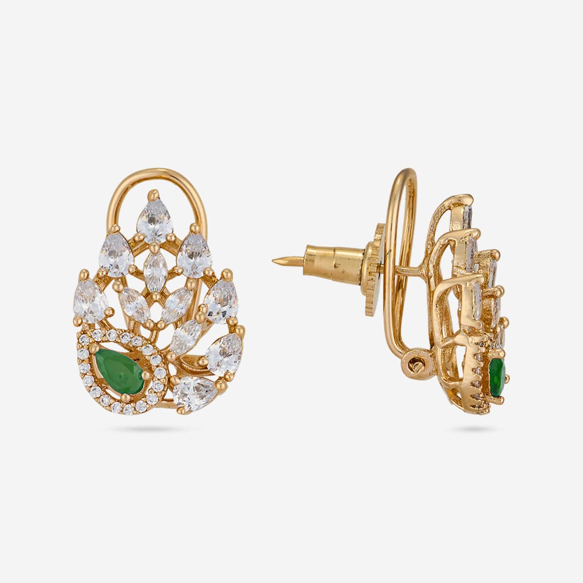 Zircon Pendant Set Zircon Pendant Earring 200528