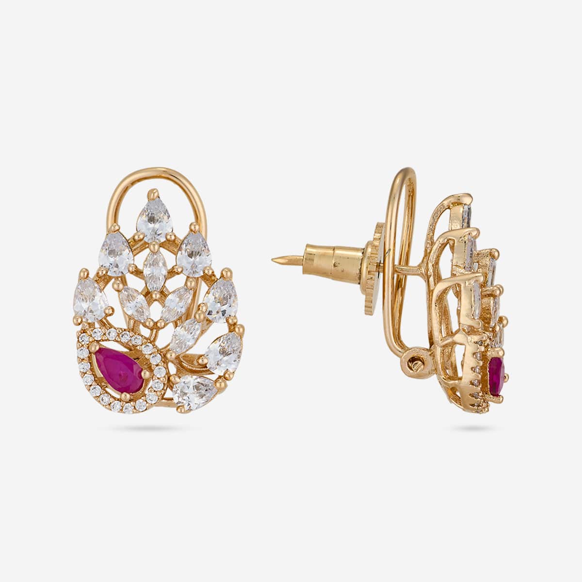 Zircon Pendant Set Zircon Pendant Earring 200528