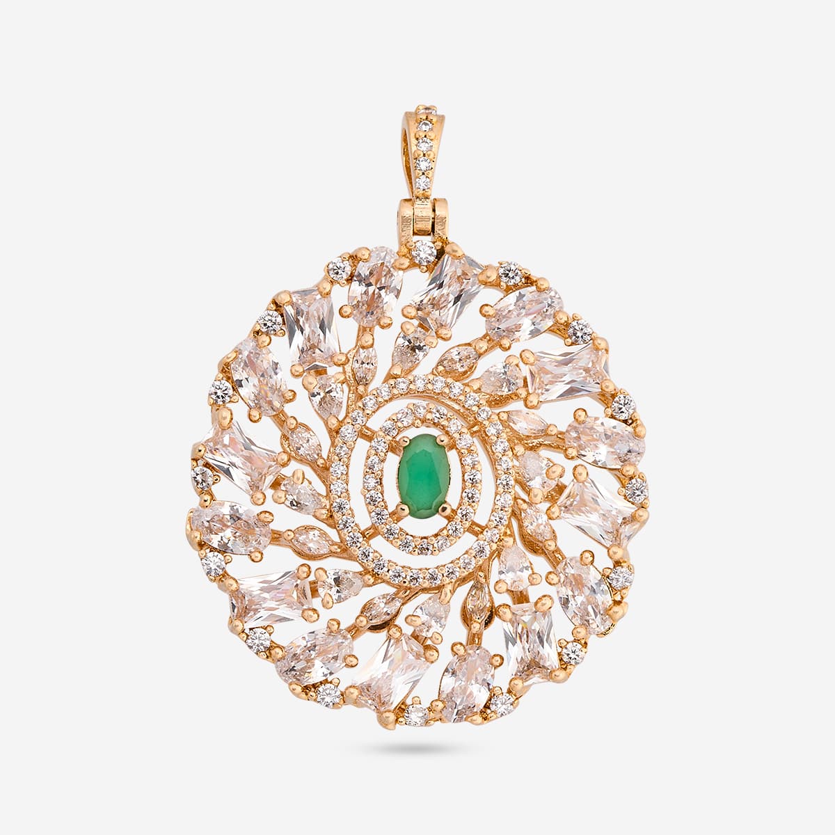 Zircon Pendant Set Zircon Pendant Earring 200530