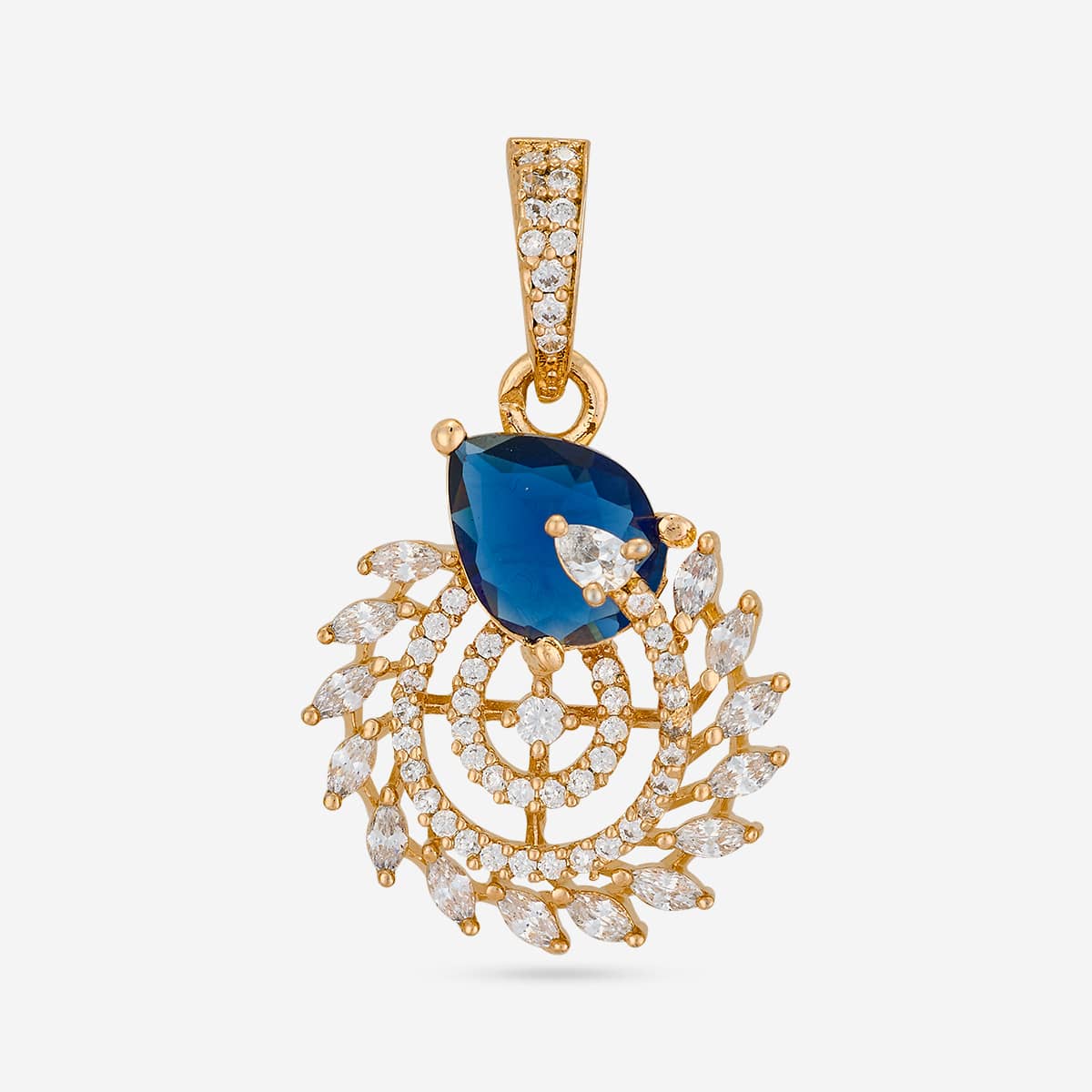 Zircon Pendant Set Zircon Pendant Earring 200539