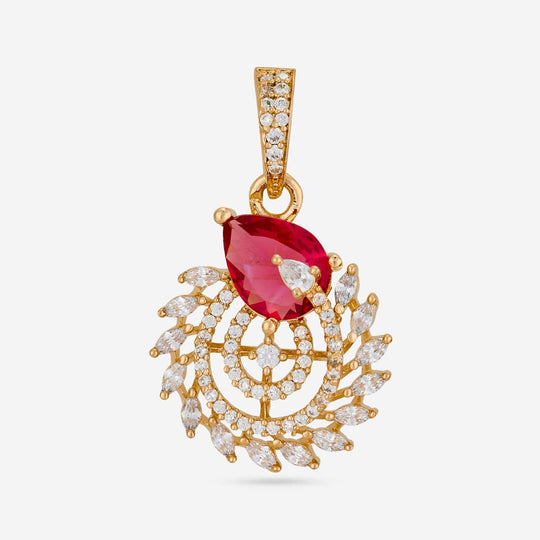 Zircon Pendant Set Zircon Pendant Earring 200539