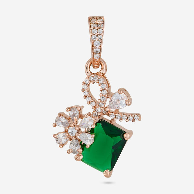 Zircon Pendant Set Zircon Pendant Earring 200541