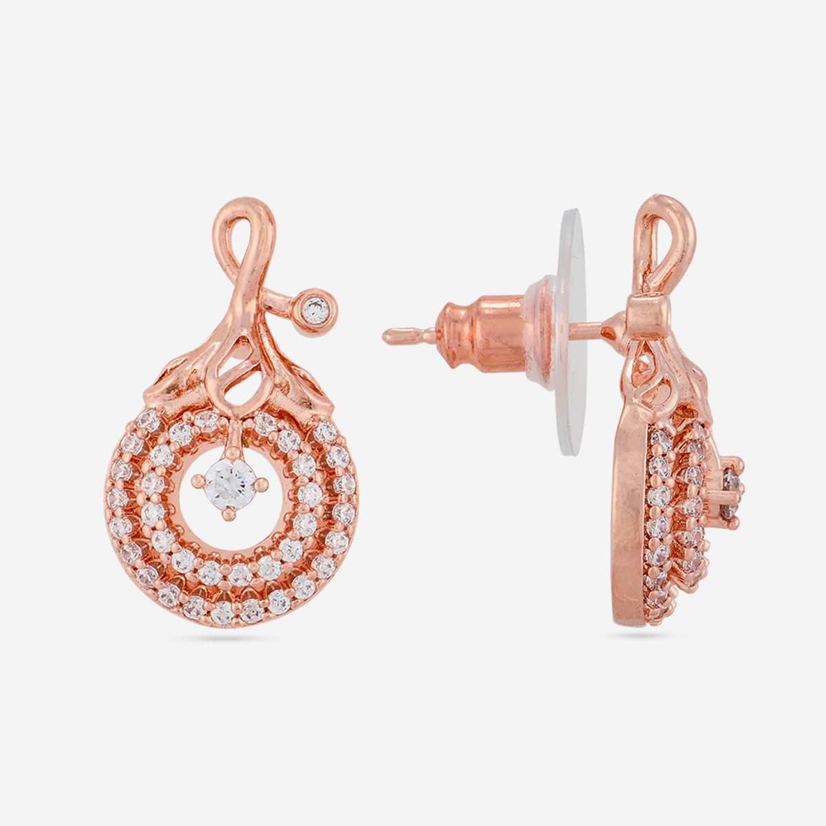 Zircon Pendant Set Zircon Pendant Earring 201398