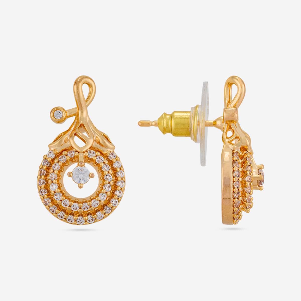 Zircon Pendant Set Zircon Pendant Earring 201398
