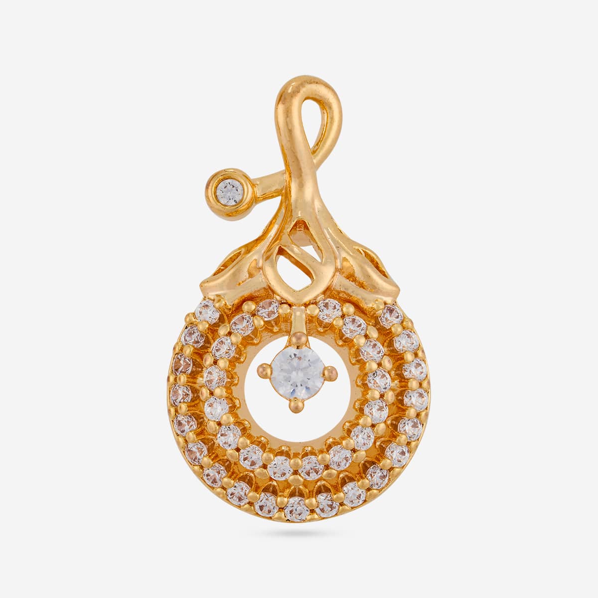Zircon Pendant Set Zircon Pendant Earring 201398