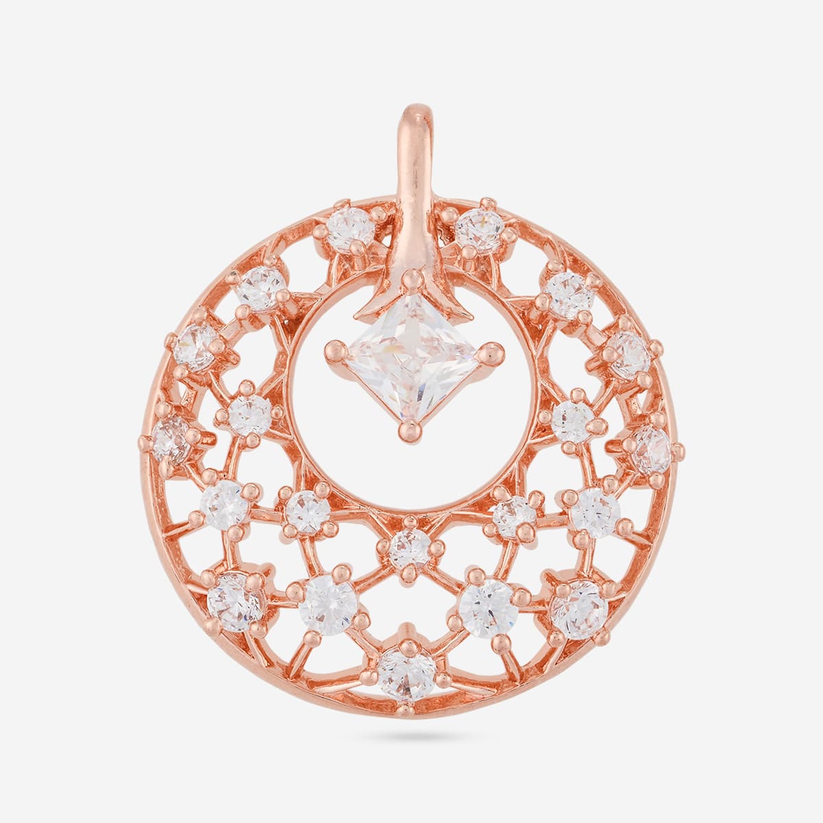 Zircon Pendant Set Zircon Pendant Earring 201399