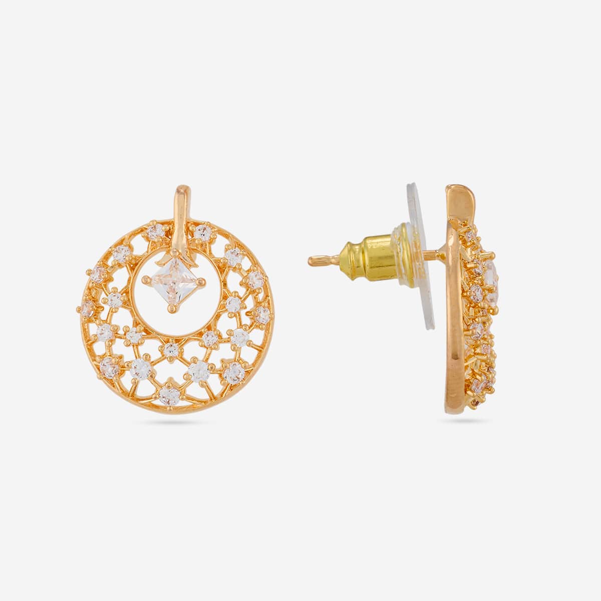 Zircon Pendant Set Zircon Pendant Earring 201399