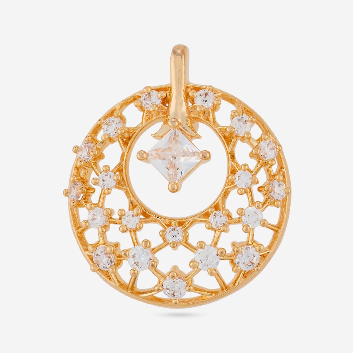 Zircon Pendant Set Zircon Pendant Earring 201399