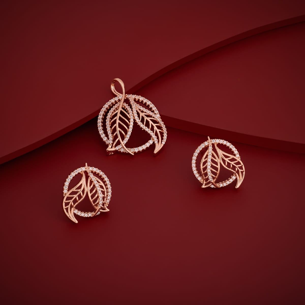 Zircon Pendant Set Zircon Pendant Earring 201400
