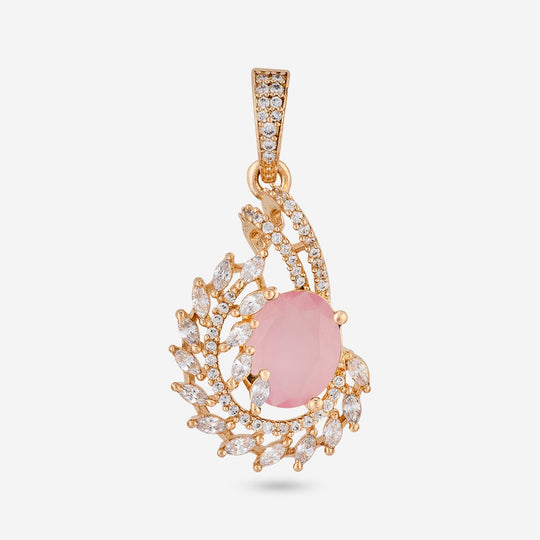 Zircon Pendant Set Zircon Pendant Earring 202363