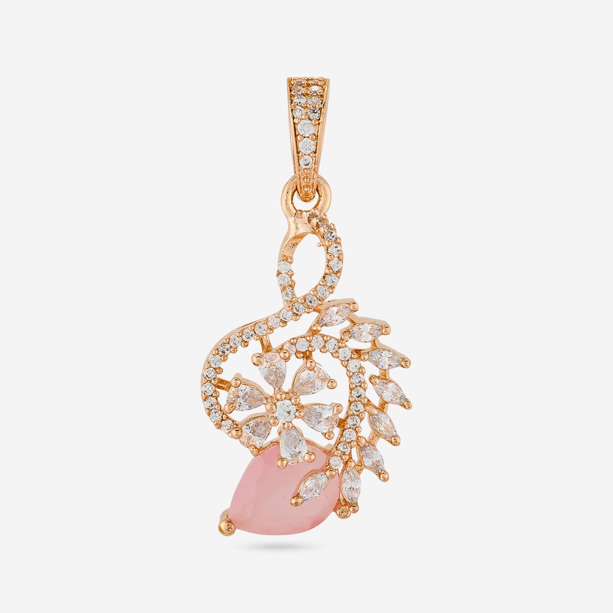 Zircon Pendant Set Zircon Pendant Earring 202364