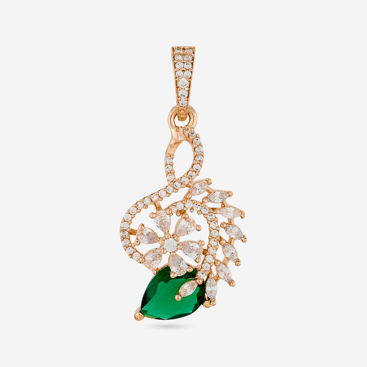 Zircon Pendant Set Zircon Pendant Earring 202364