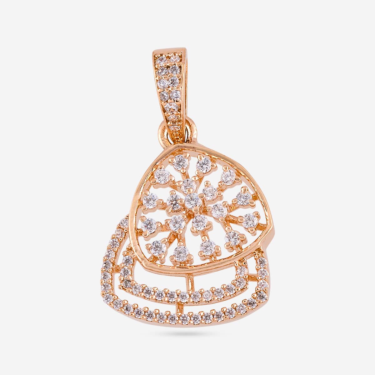 Zircon Pendant Set Zircon Pendant Earring 202366