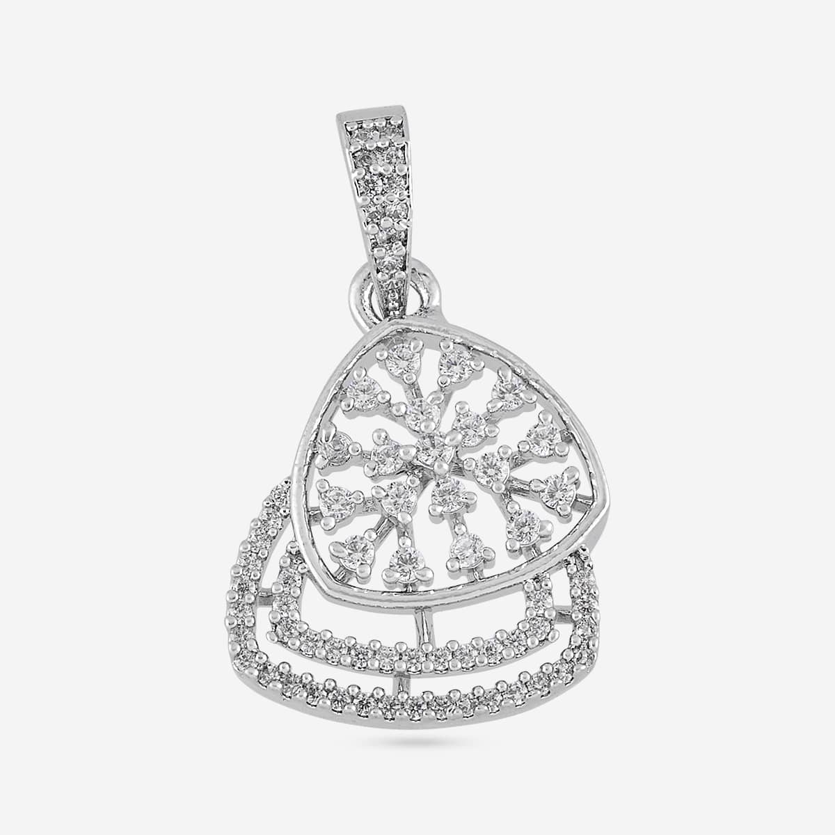 Zircon Pendant Set Zircon Pendant Earring 202366