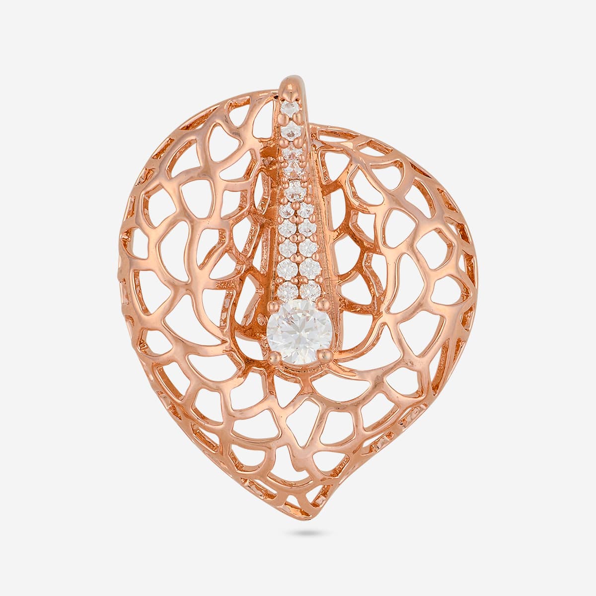 Zircon Pendant Set Zircon Pendant Earring 204637