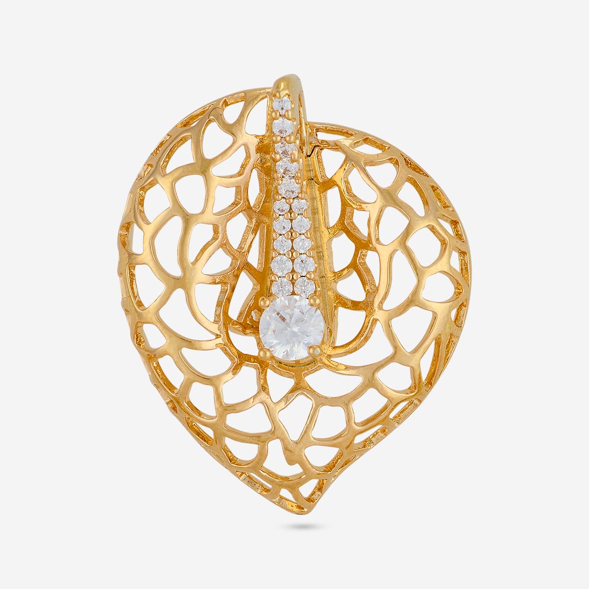 Zircon Pendant Set Zircon Pendant Earring 204637