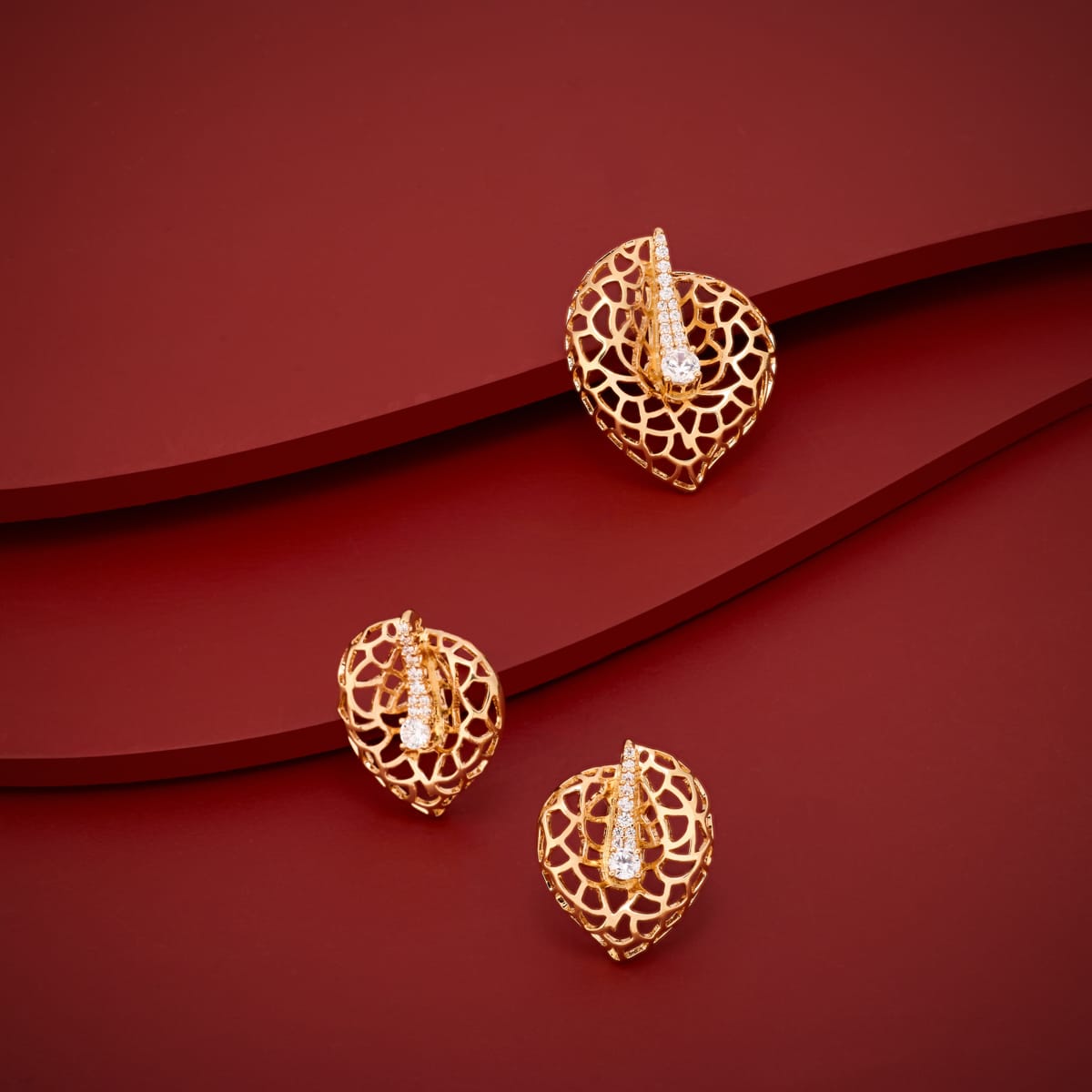 Zircon Pendant Set Zircon Pendant Earring 204637