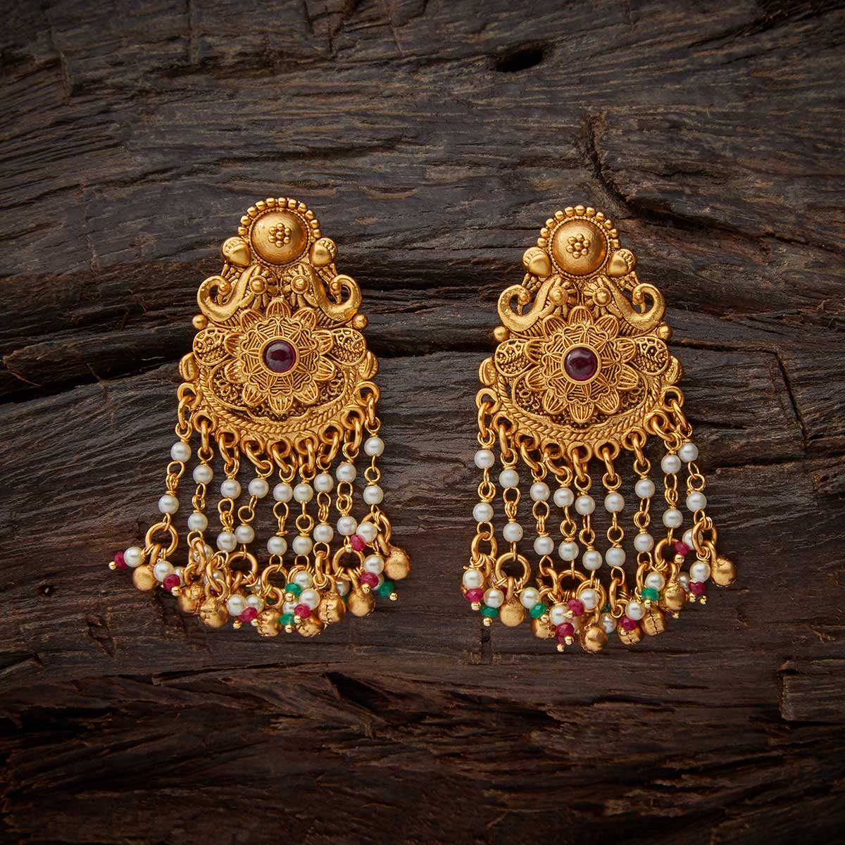 Synthetic Stones Antique Earring – Ruby Jewellers