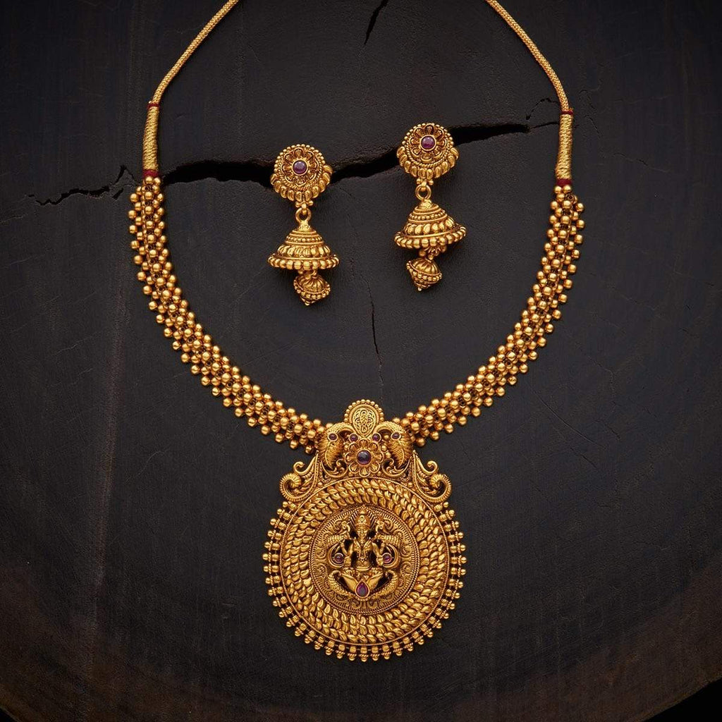 Kushal's Fashion Jewellery Antique Necklace 129827