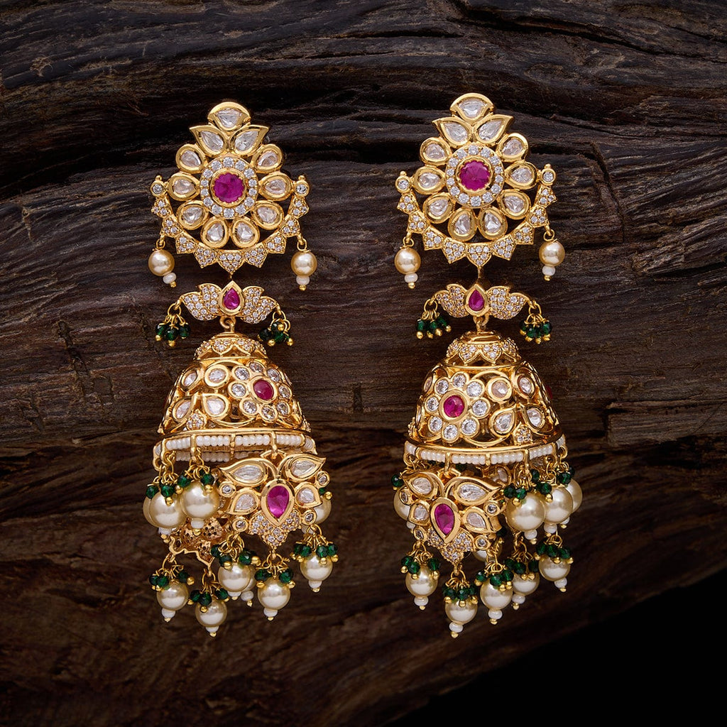 Regal Kundan Earrings | Green Kundan Earrings starting at ₹540 – Kushal ...