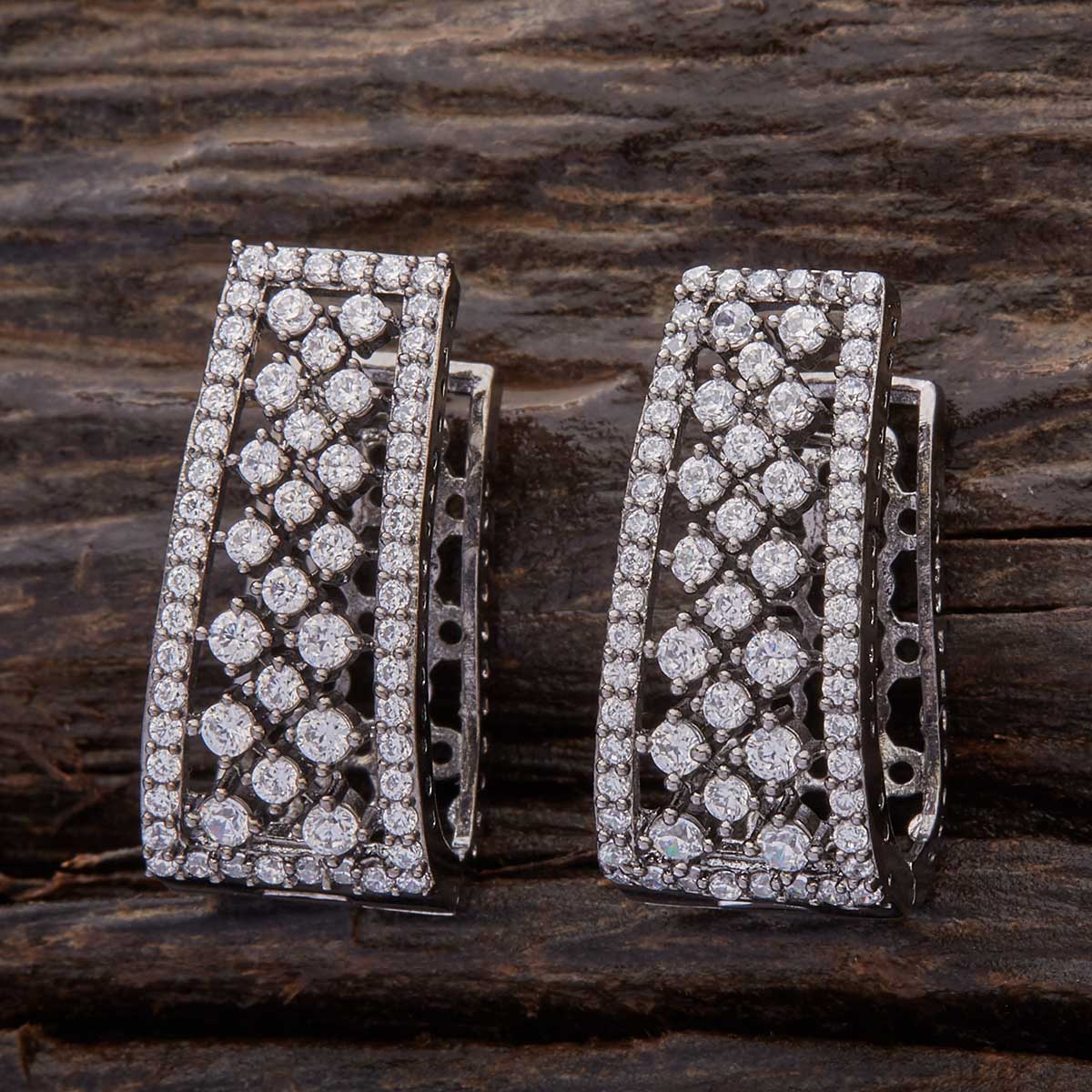 Kushal's Fashion Jewellery Zircon Earring 136313
