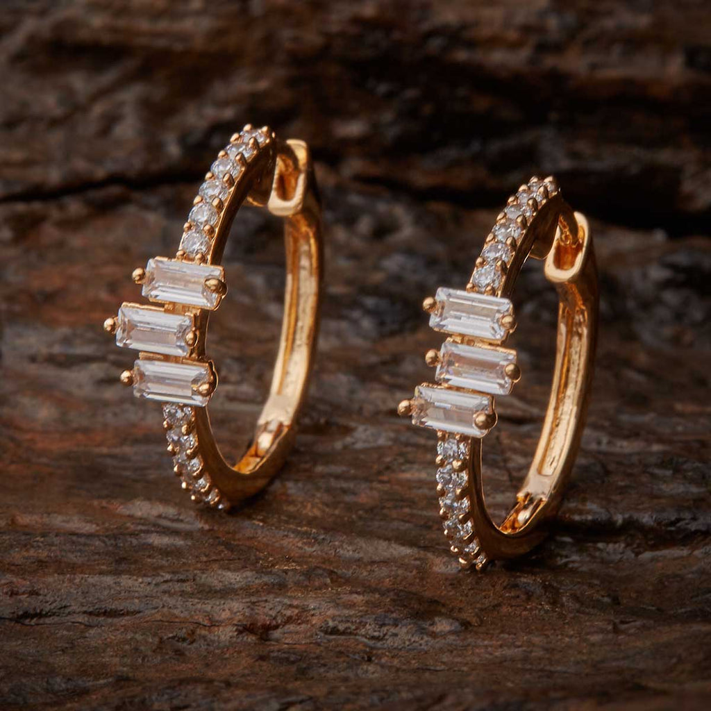 Kushal's Fashion Jewellery Zircon Earring 137634