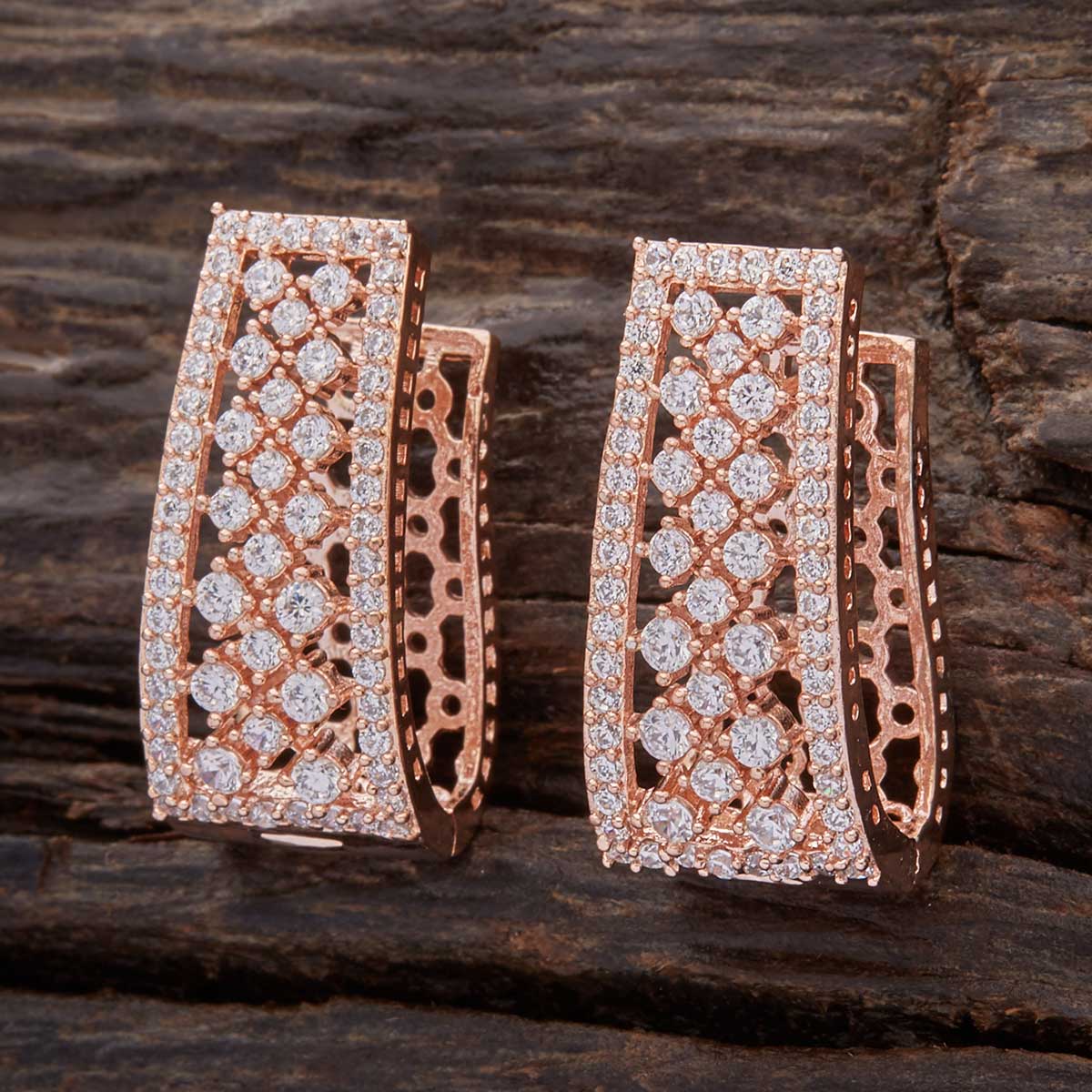 Kushal's Fashion Jewellery Zircon Earring 136313